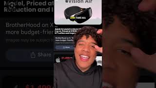 A CHEAPER LIGHTER Apple Vision Pro?? Apple Vision Air #carterpcs #tech #techtok #techfacts #apple