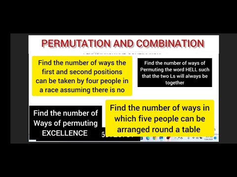 Permutation and Combination