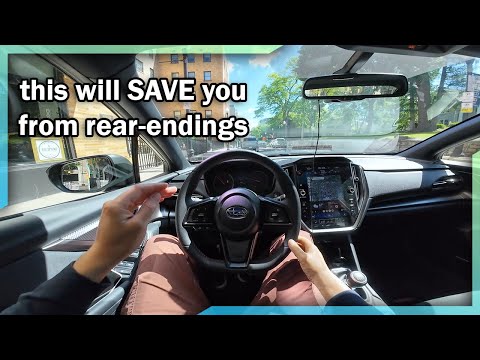How to NOT get rear ended by dangerous drivers (POV)