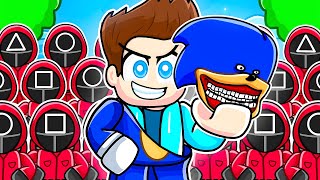 BECOMING SHIN SONIC SECRETLY IN SQUID GAME 2 ROBLOX !!