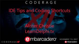 IDE Tips And Coding Shortcuts (CodeRage XII) - Delphi #125