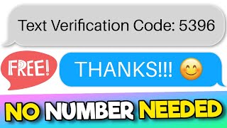 Free Phone Number for SMS Verification Texts | No Phone Number Required