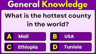 General Knowledge Quiz 2026 | 40 Mixed GK Questions with Answers 🧠✨| GK Quiz | Facts | Trivia Quiz