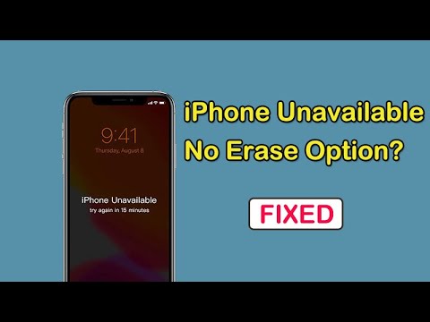 iPhone Unavailable No Erase Option-- 4 Solutions to Solve