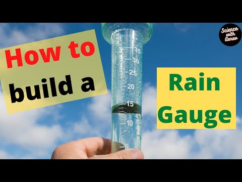 How to build a rain gauge | Make your own rain gauge | Build your own weather station part II