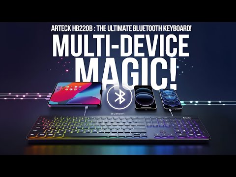 Arteck HB220B Bluetooth Keyboard Review: The Perfect Multi-Device Companion!