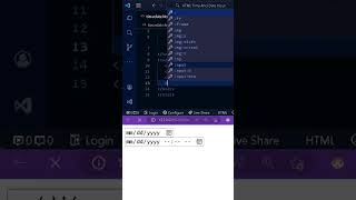 HTML Date and Time Input