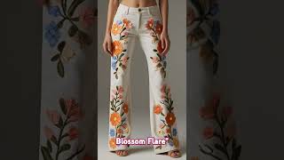 Garden Goddess Vibes: The Pants That Bloomed on the Runway! #FloralFever #StatementPants 💞