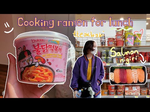 Make lunch with me:) // buldak ramen🍜