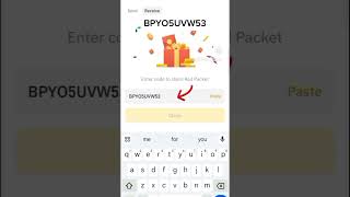 Binance red packet Code reels #crypto #cryptotrading #bitcoin