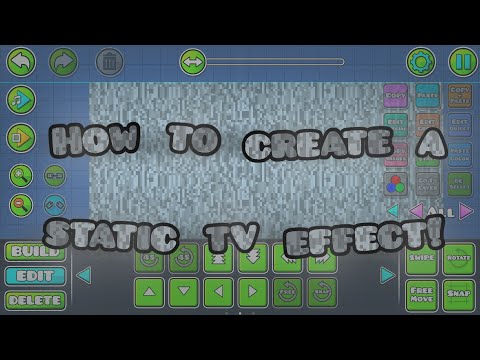 [Tutorial] How to create a static TV effect - Geometry Dash 2.1