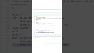 SQL - Practice #shorts #data #sql