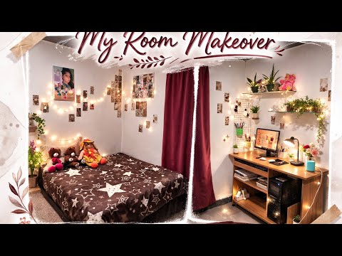 කැත කාමරේ ලස්සන කලා🤭 🛏️✨ | Sri Lankan Girl Room Transformation#vlogger#roommakeover#room#fyp#foryou