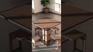 SIMPLE to transform Bar into Picnic table design #furniture #furnituredesign #home