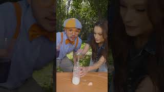 Blippi's DIY Bottle Science Experiment! #blippi #Shorts