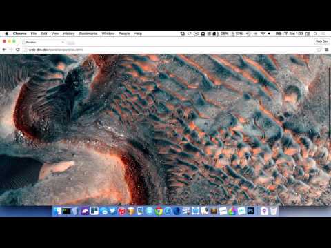 CSS3 - Parallax effect - animation