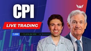 Live Trading CPI GOLD, USD, SPX500 & More!