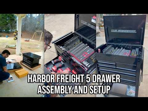 How Many Tools Fit in the Harbor Freight Five Drawer Mechanics Tool Cart Series 3?