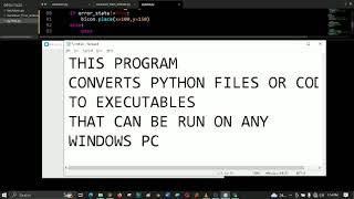 Custom python to exe converter gui in python