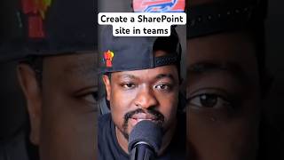 Creating a SharePoint Site in Teams