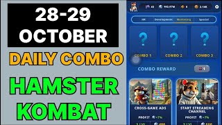 HAMSTER KOMBAT GAMEDEV DAILY COMBO | HAMSTER KOMBAT DAILY COMBO | 28 OCTOBER HAMSTER DAILY COMBO