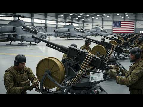 U.S. Military’s Secret HMLA-169 Gatling Gun Test – The Weapon That Left Experts Speechless