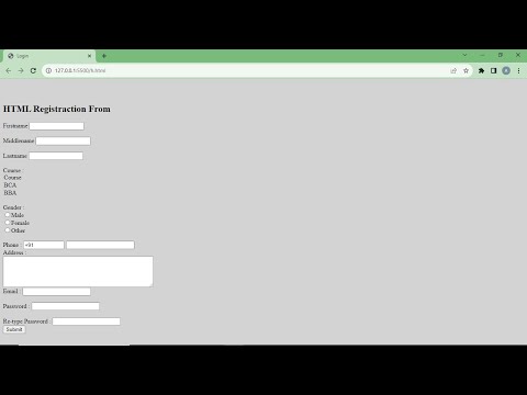 How To Create A Login Page In HTML & CSS | Login Page With HTML & CSS | Learn As Code.