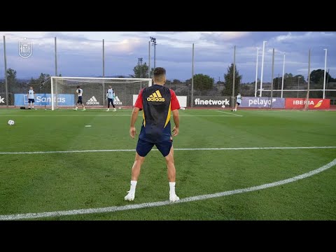 スペイン代表 シュート練習 2022.9 Spain: Shooting Practice
