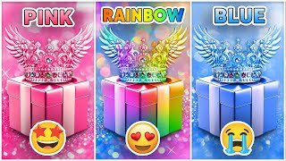 Choose Your Gift...! Pink, Rainbow or Blue 💗🌈💙 How Lucky Are You? 😱 Quiz Rainbow