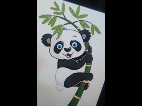 Drawing for beginners by Niyati Sinha | Panda Drawing | Brush Pen Art | How to use Brush Pen