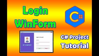 C# Tutorials|Visual Studio Login Form|Create a Stunning Login Form