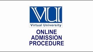 VU Online Admission Fall 2021