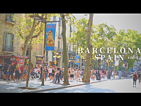 [スペイン旅] バルセロネータビーチまでお散歩🌞おしゃれ雑貨屋へ寄り道｜美味しいタパスを食す1日｜Walking from city to Barceloneta beach🇪🇸 vol1