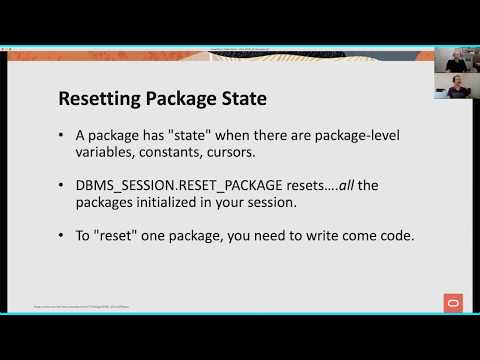 How to reset/clear Oracle session state | Office Hours