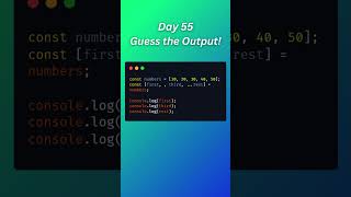 rest operator in javascript  #javascript #interview #coding #code #shorts #viralvideo #like #share