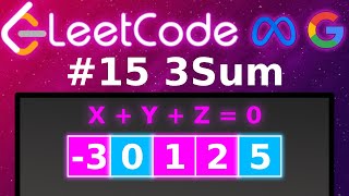 [Animated] LeetCode 15 3Sum | Blind 75 | Two Pointer Technique