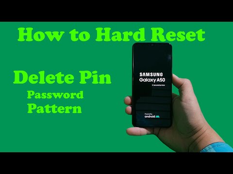 How to Hard Reset Samsung A50.Delete Pin, Pattern, Password lock