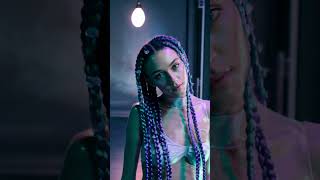 Glowing Braids & Ethereal Vibes! ✨ #EtherealBeauty, #GlowingSkin, #FantasyHair, #FuturisticFashion,