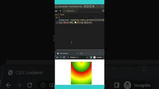CSS Gradients -  Linear | Radial | Conic #shorts