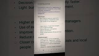 DECENTRALISATION - Meaning, Advantages and Disadvantage