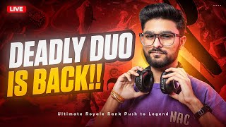 ULTIMATE ROYALE RANK PUSH | LEGEND KAB HOGA? | BGMI LIVE