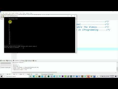 || Ascending & Descending Order Program || C -Programming || With Teaching Facility ||