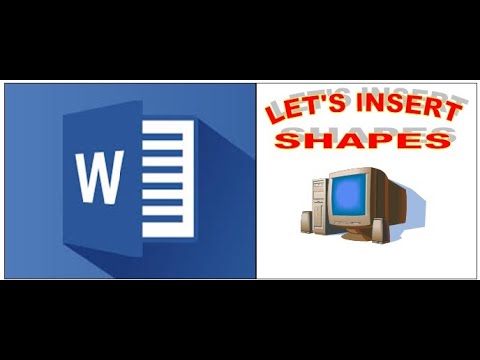 INSERT SHAPES || IN MS WORD|| FROM ILLUSTRAION GROUP || প্ৰথম অধ্যায়ৰ ৬ষ্ঠ খণ্ড||