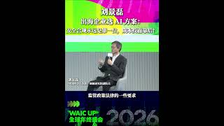Liu Jinglei: How can companies that want to go global choose the right AI solution