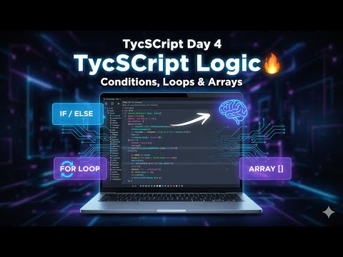 Master TypeScript in Minutes: Conditions, Loops & Arrays Made EASY 💡