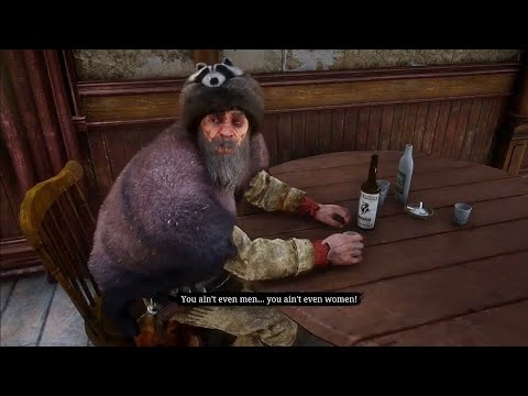 The Toughest NPC to Fight Big John" From the Valentine Saloon