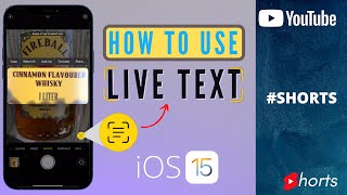 iOS 15 Live Text Feature on iPhone #Shorts