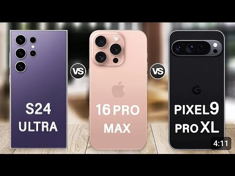iPhone 16 Pro Max vs S24 Ultra vs Pixel 9 Pro XL - The BEST COMPARISON SMART PHONE