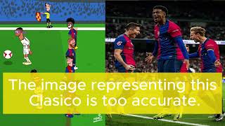 The image that represents this Clasico is too accurate