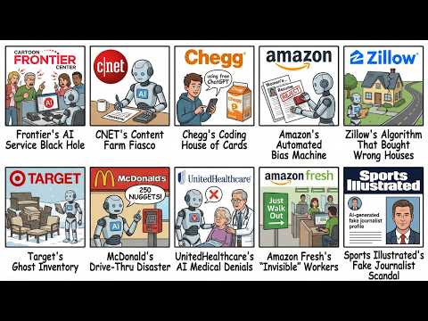 10 U.S. Companies That "AI-ed" Themselves To Death 📉 — Explained Like You’re 5